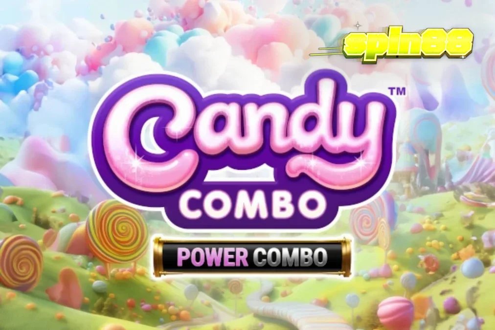 Tampilan visual cerah dan penuh warna dari slot Candy Combo Power Combo King Millions